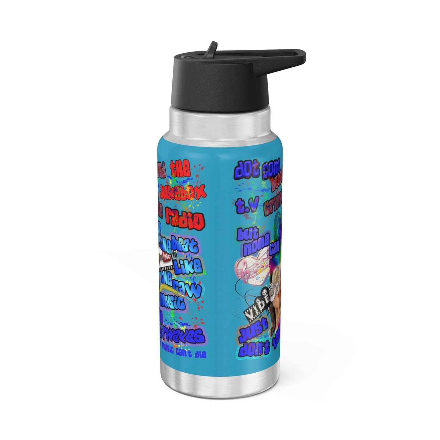 drop the beat - Gator Tumbler, 32oz (turquoise)