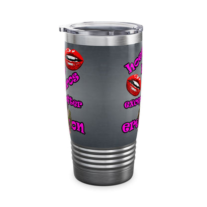hoes b4 bros - Ringneck Tumbler, 20oz (grey-light grey)