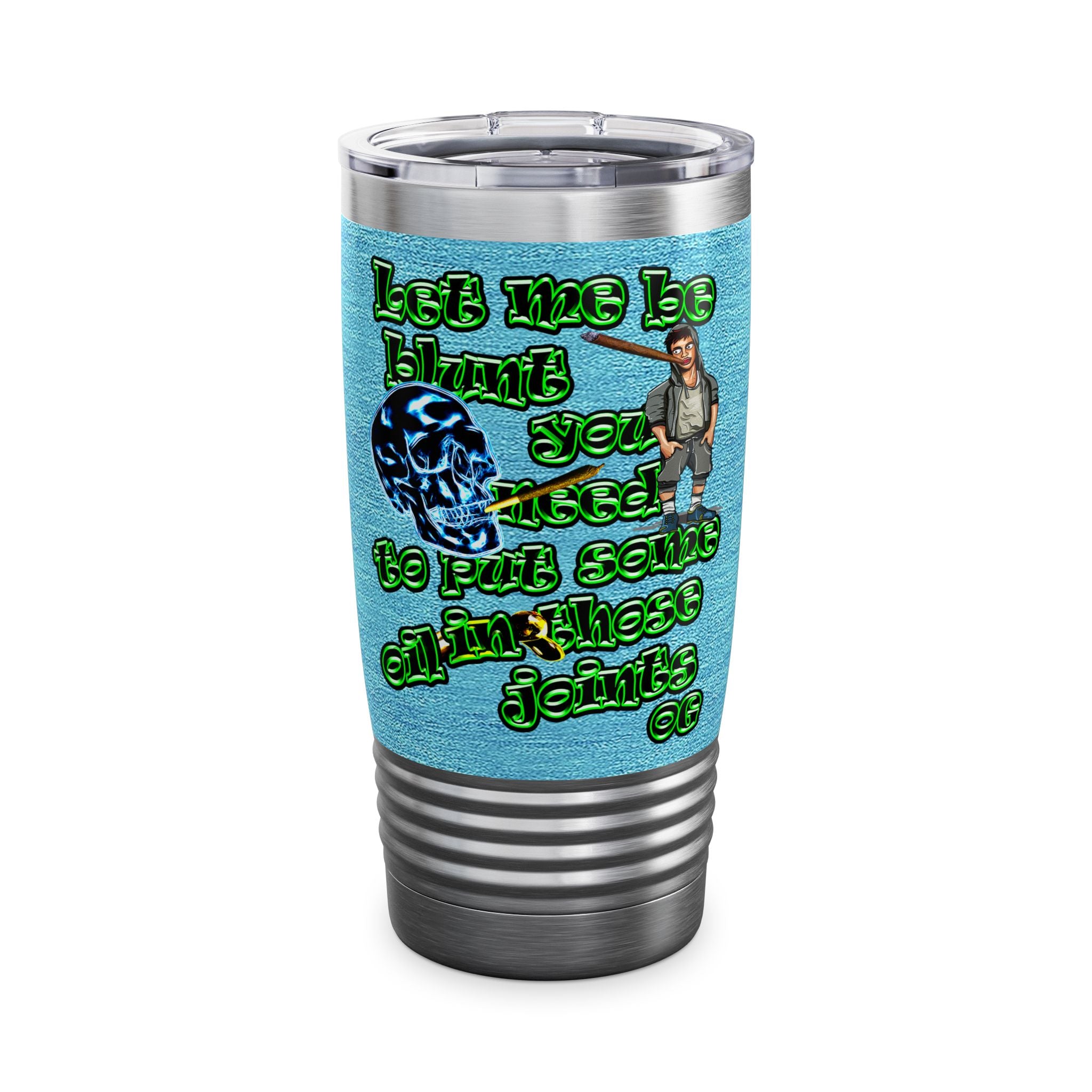 og - Ringneck Tumbler, 20oz (faded blue)