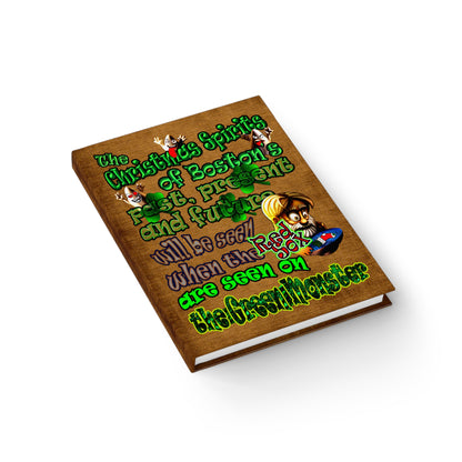 christmas spirits of boston - journal-lined (brown papyrus)