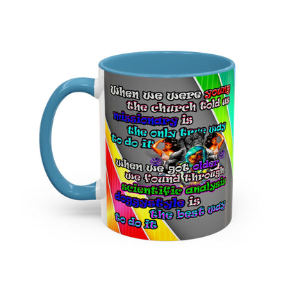 doggystyle - Accent Mug (rainbow split)