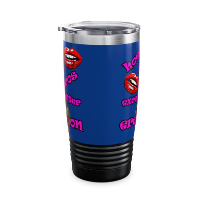 hoes b4 bros - Ringneck Tumbler, 20oz (dark blue)