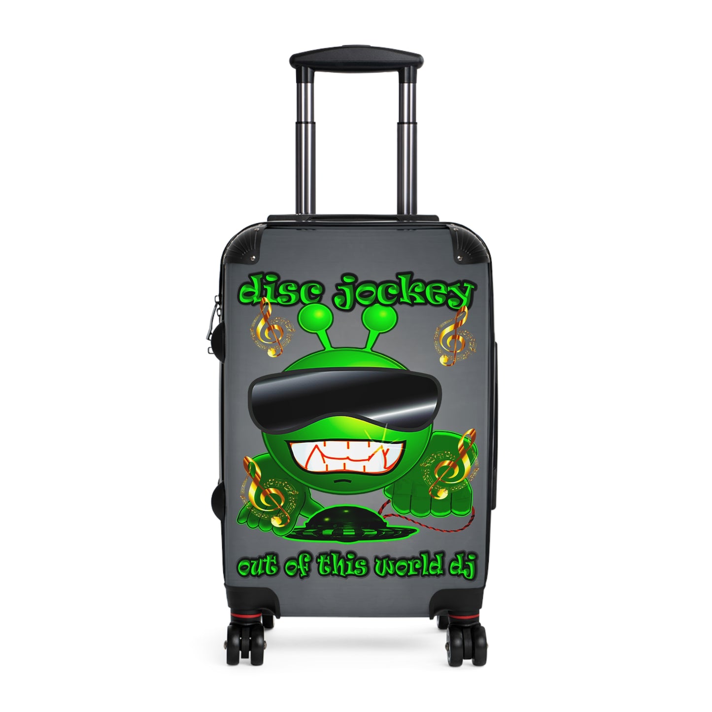 disc jockey - Suitcase (grey-light grey)