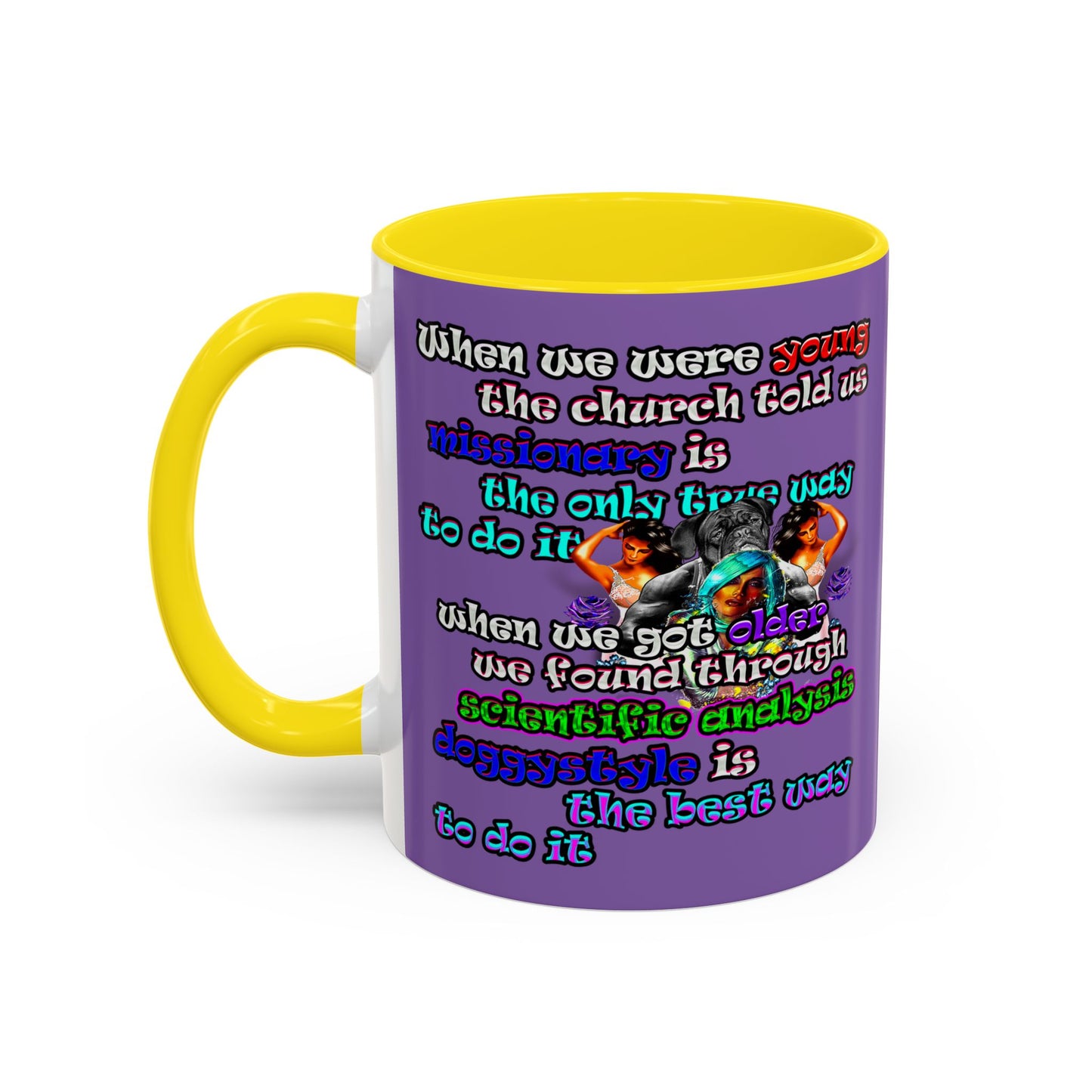 doggystyle - Accent Mug (light purple)