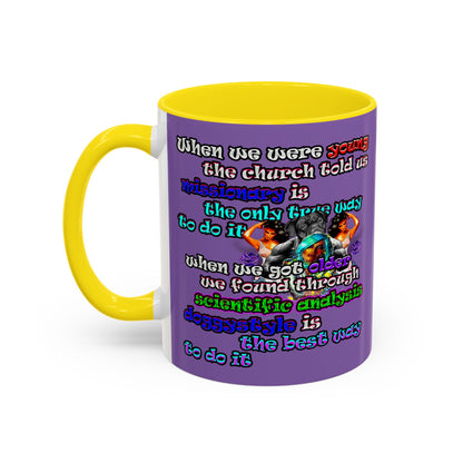 doggystyle - Accent Mug (light purple)