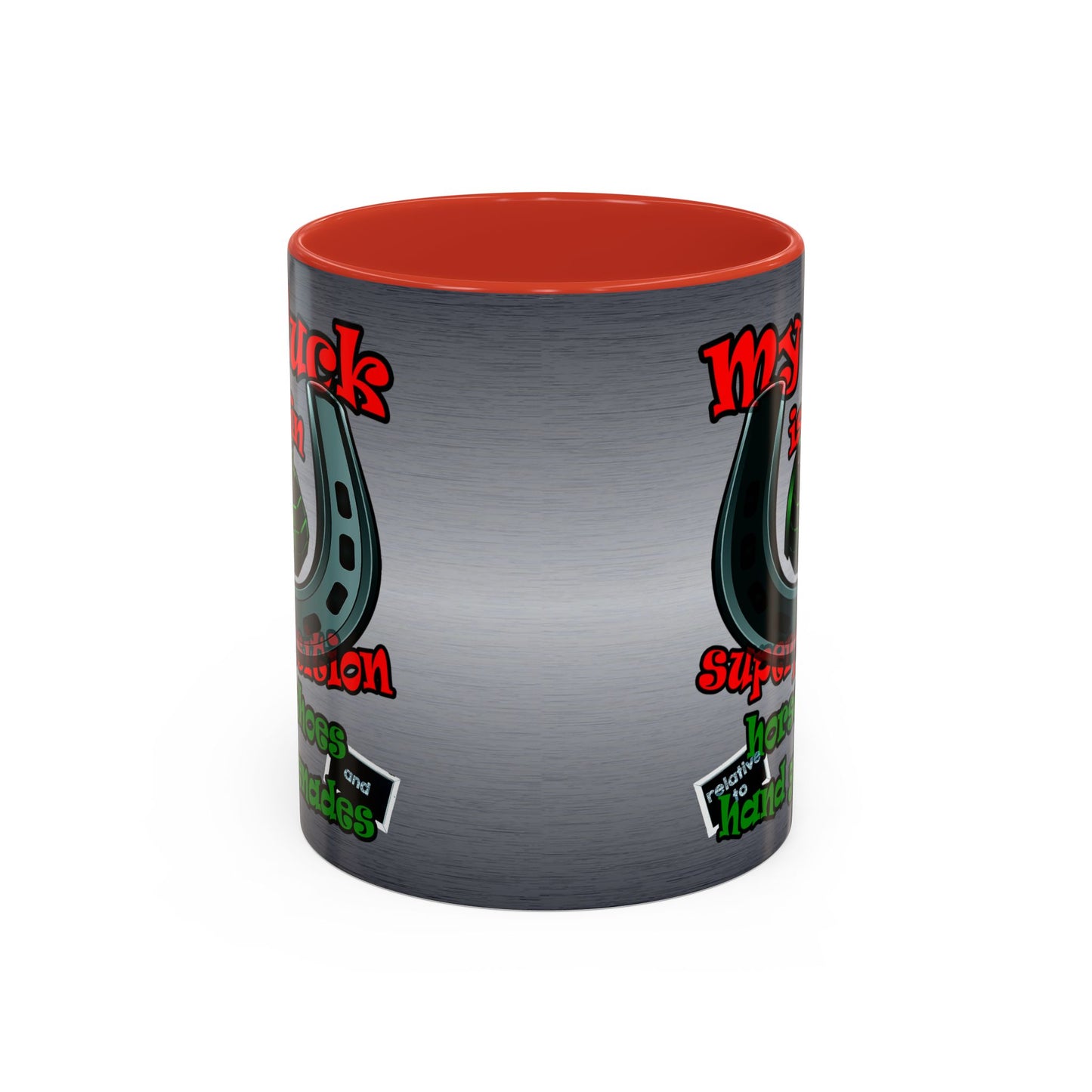my luck - Accent Mug (brushed nickel)