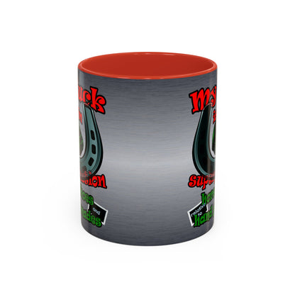 my luck - Accent Mug (brushed nickel)