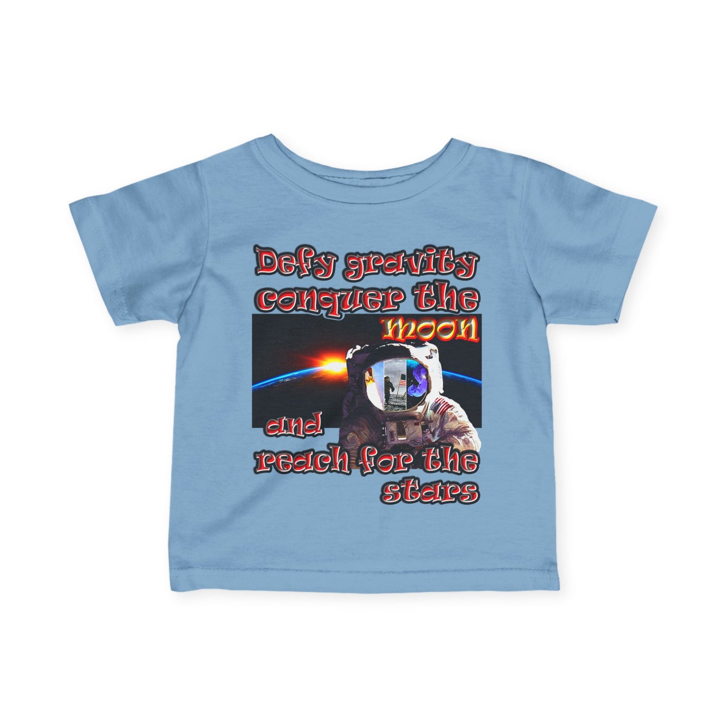defy conquer reach - Infant Fine Jersey Tee