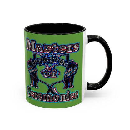 em cee squared - Accent Mug (green)