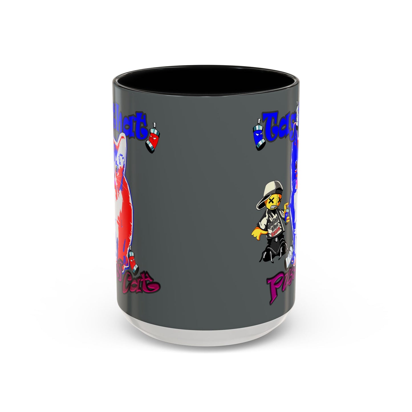 tag that - Accent Mug (dark grey)