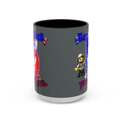 tag that - Accent Mug (dark grey)