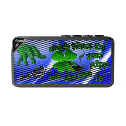 stick that in your pipe and smoke it - Jabba Bluetooth Speaker (blue-white wave)