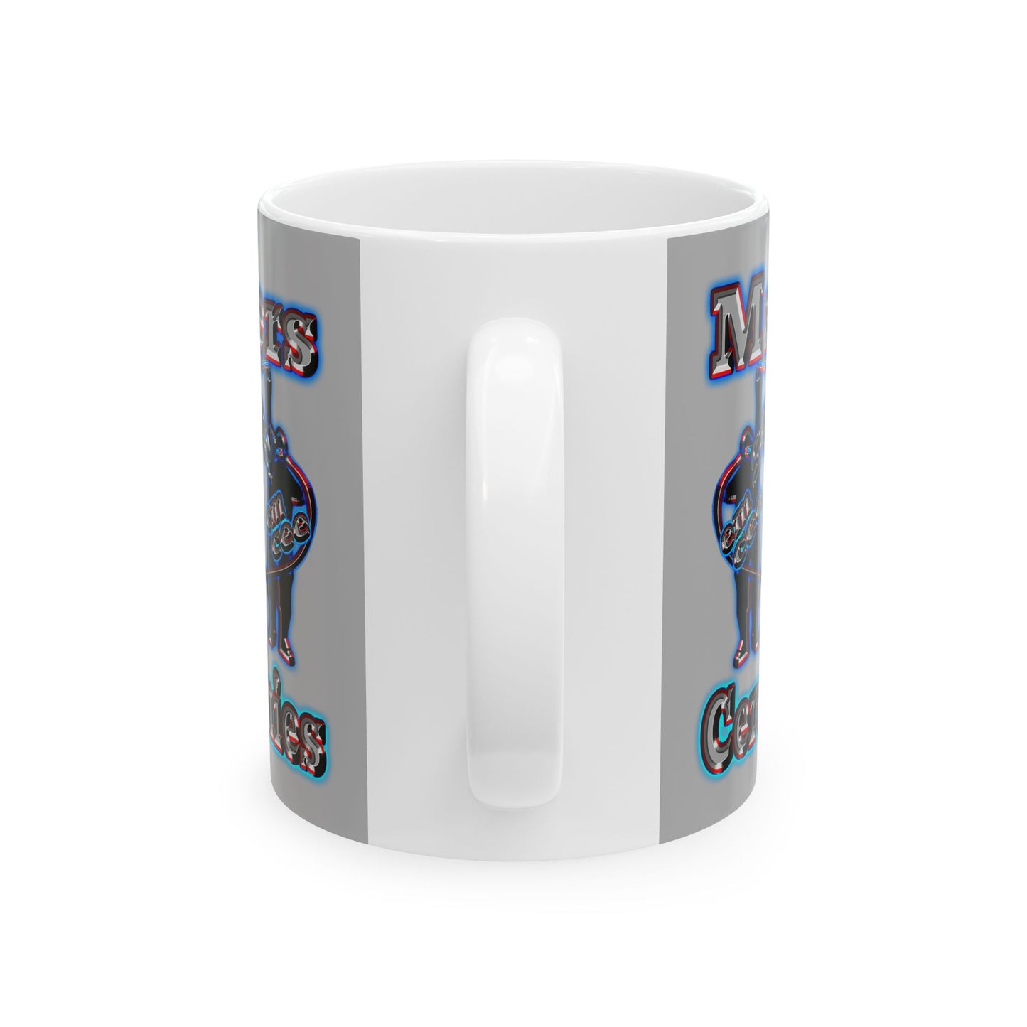 em cee squared - White Mug (light grey)