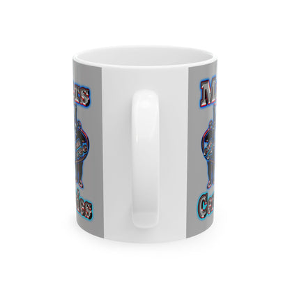 em cee squared - White Mug (light grey)