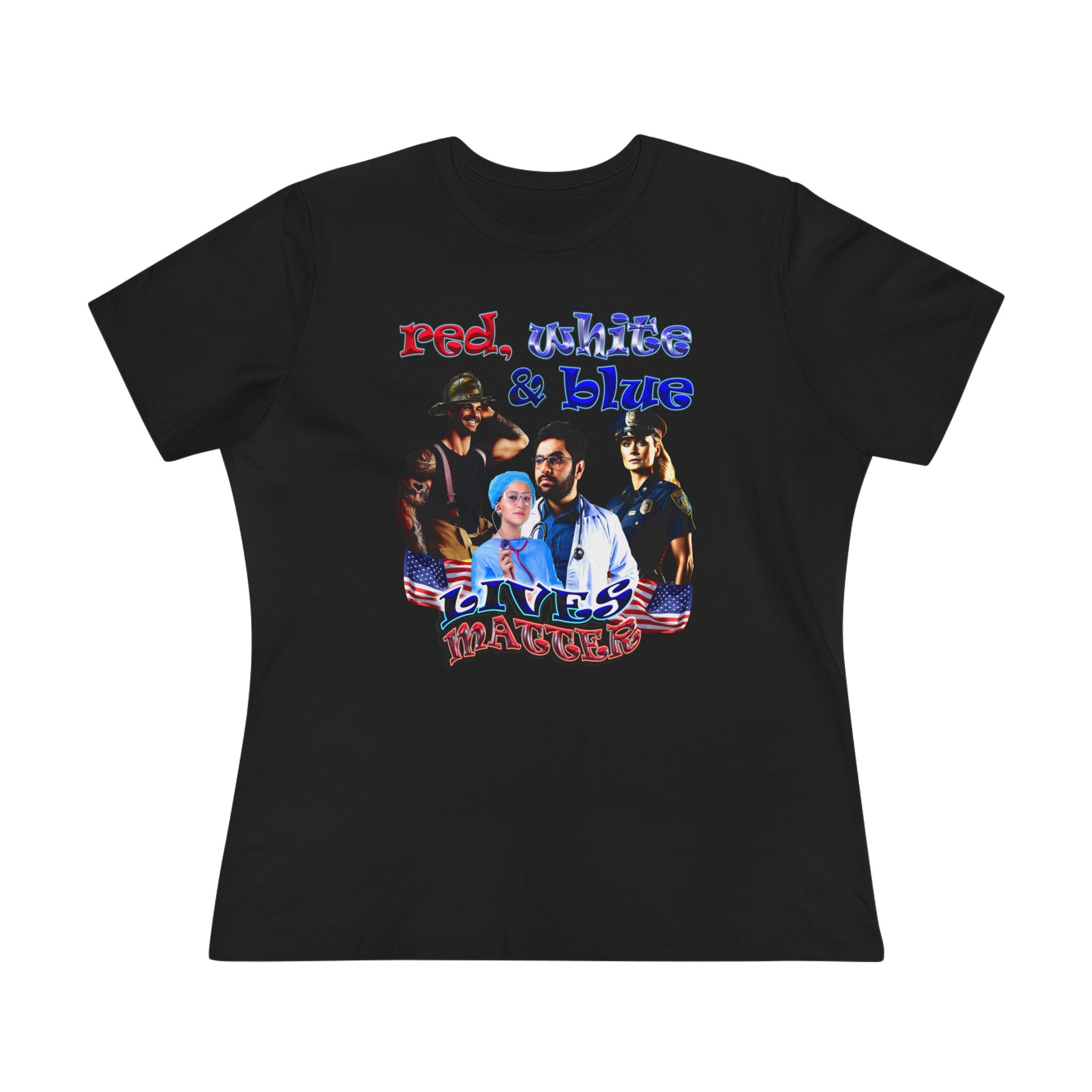 rw&b lives matter - Women's Premium Tee