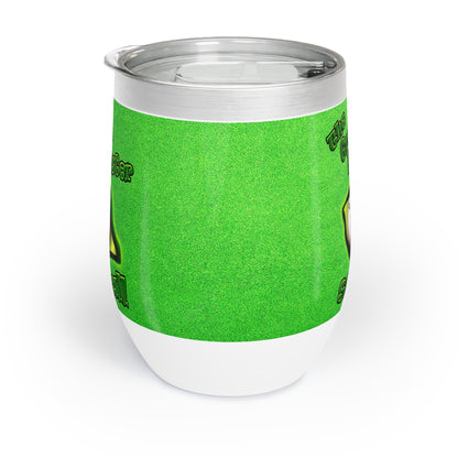 green monster - Chill Wine Tumbler (green turf)