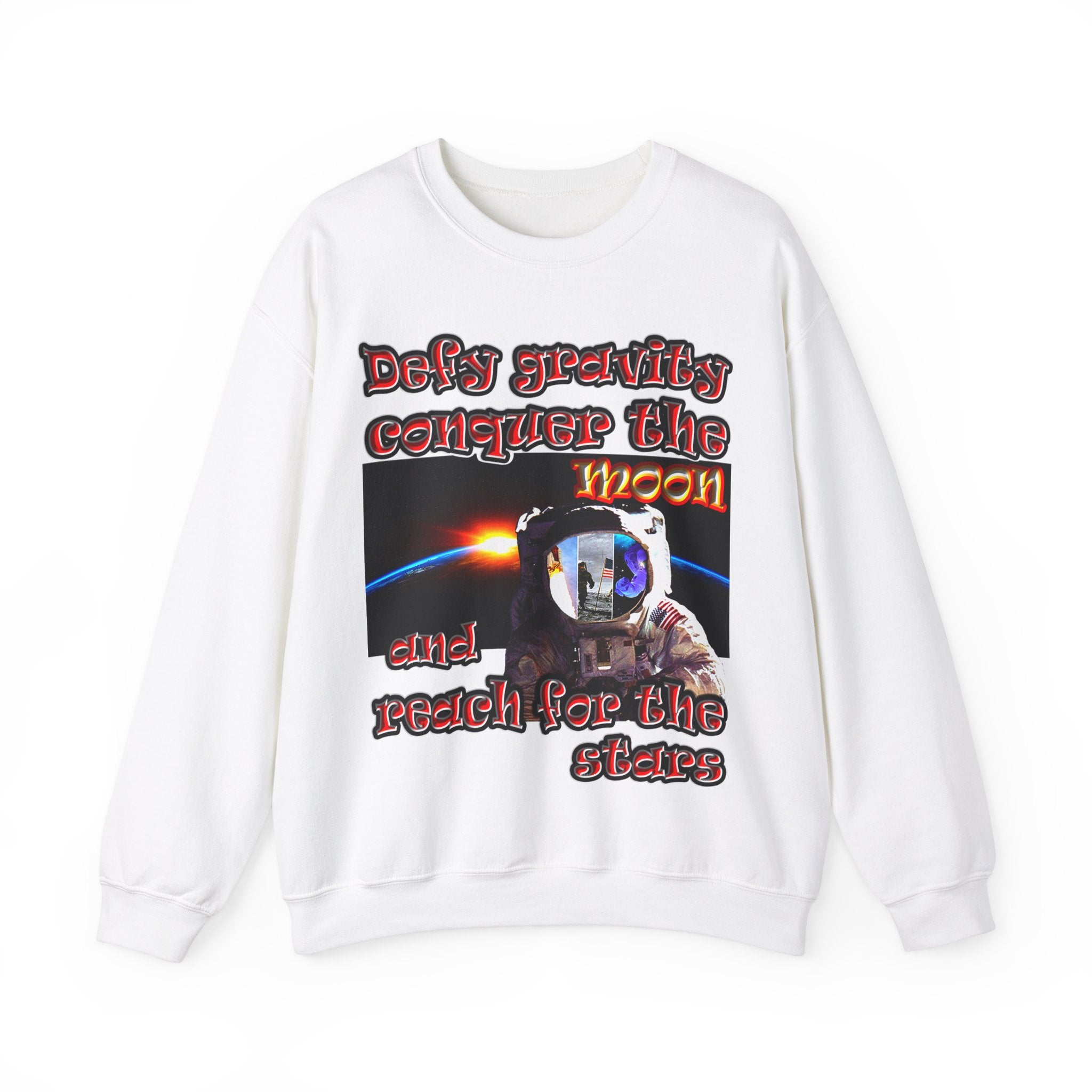 defy conquer reach - Unisex Heavy Blend™ Crewneck Sweatshirt