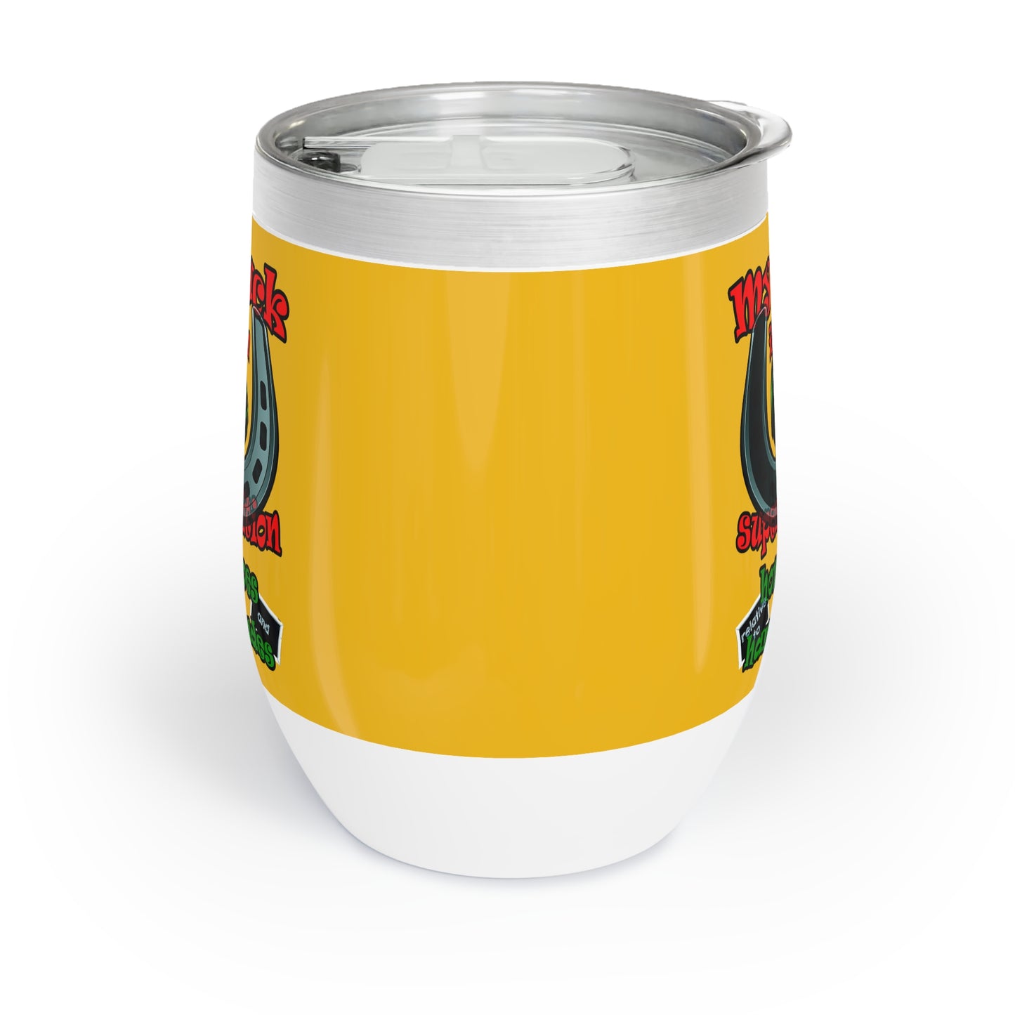 my luck - Chill Wine Tumbler (yellow)
