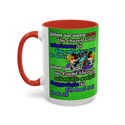 doggystyle - Accent Mug (green turf)