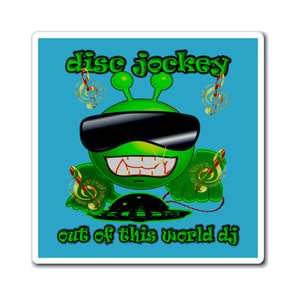 disc jockey - Magnets - (turquoise)