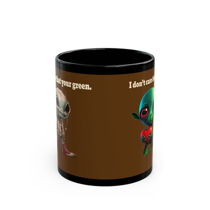 I don't care that your grey - Black Mug (brown)
