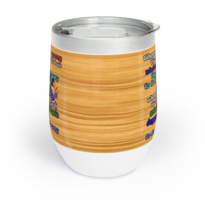doggystyle - Chill Wine Tumbler (butterscotch wood finish)