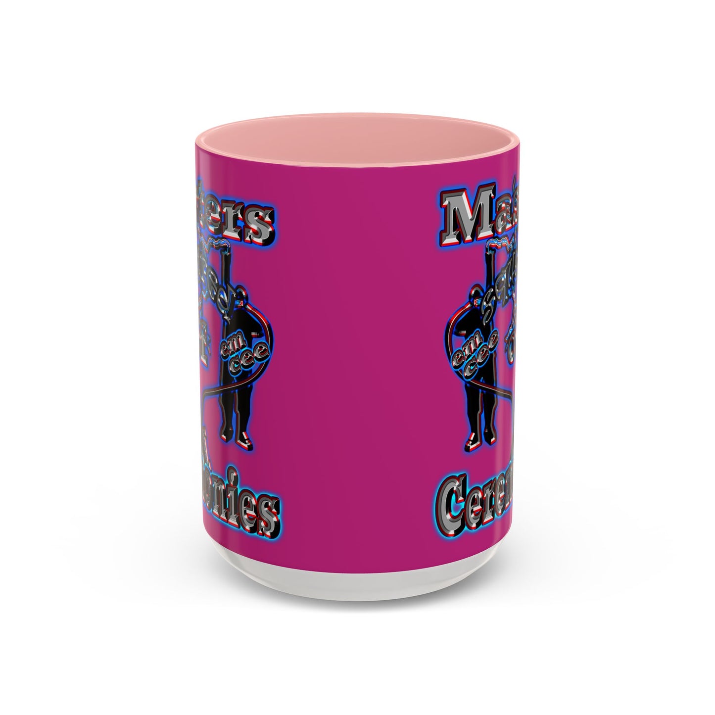em cee squared - Accent Mug (pink)