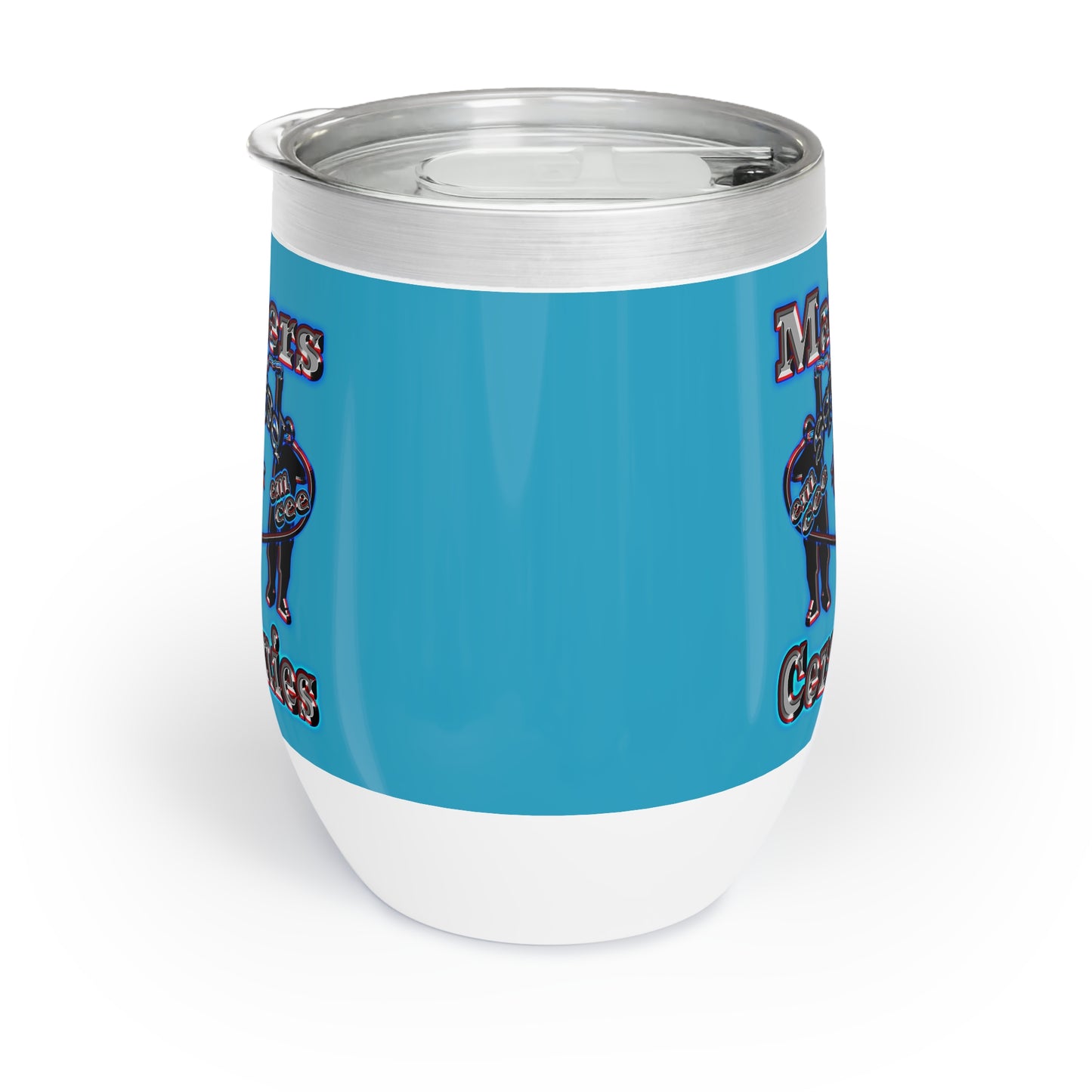 em cee squared - Chill Wine Tumbler (turquoise)