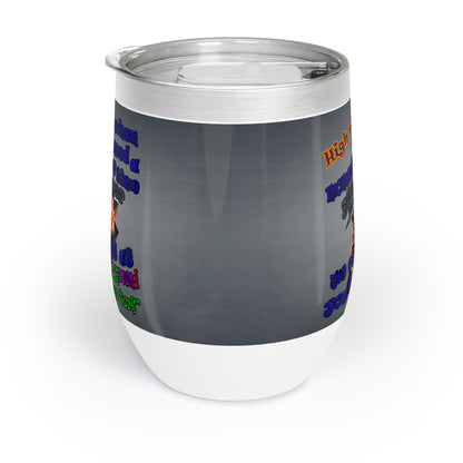 high noon - Chill Wine Tumbler (grey-light grey)