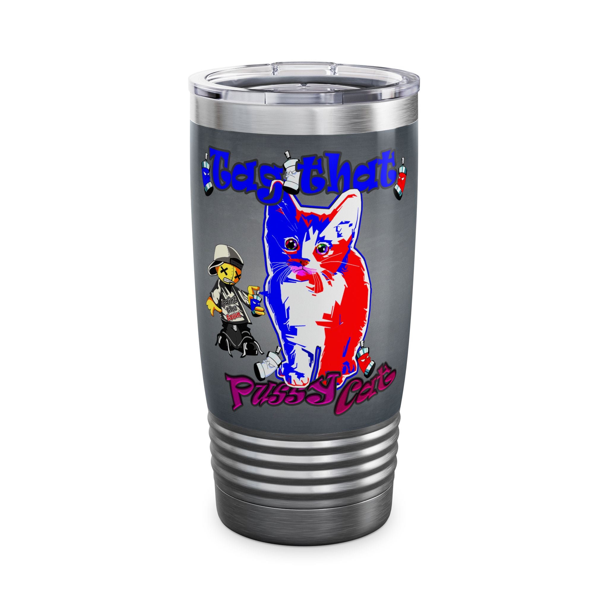 tag that - Ringneck Tumbler, 20oz (grey-light grey)