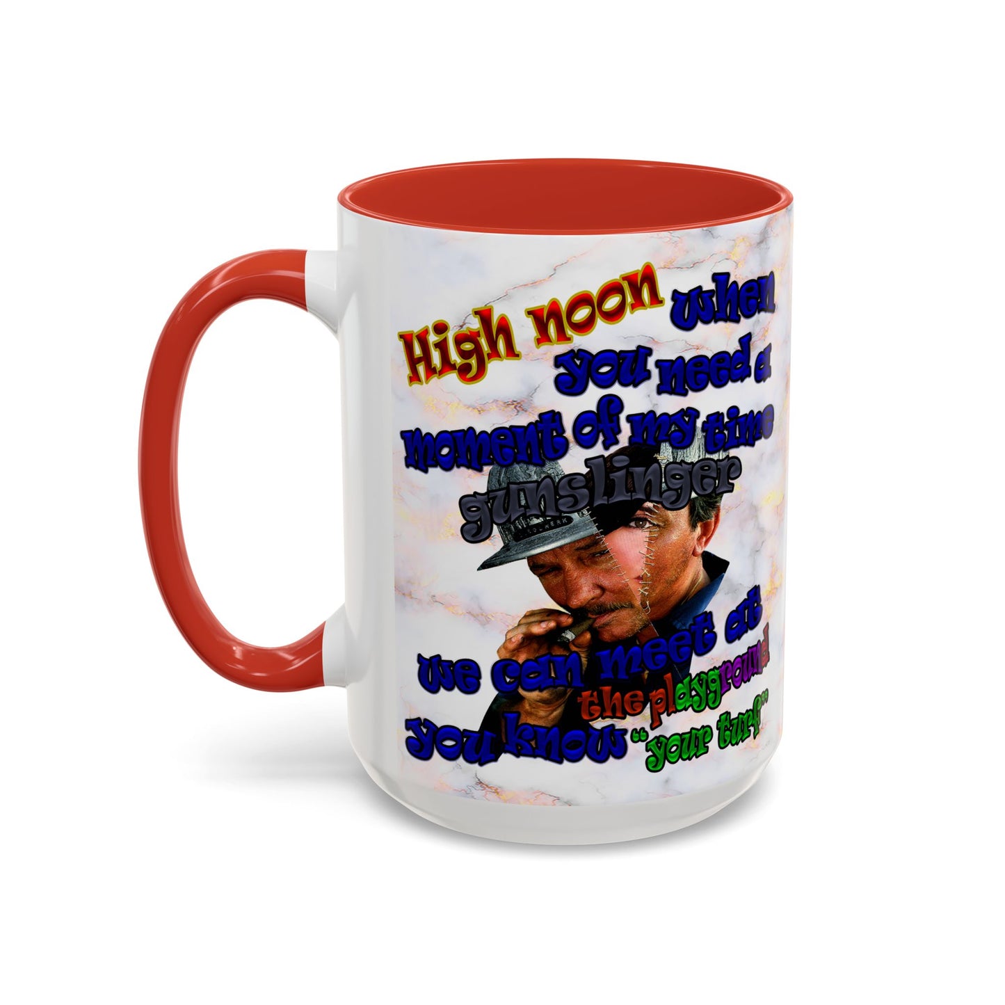 high noon - Accent Mug (white marble)