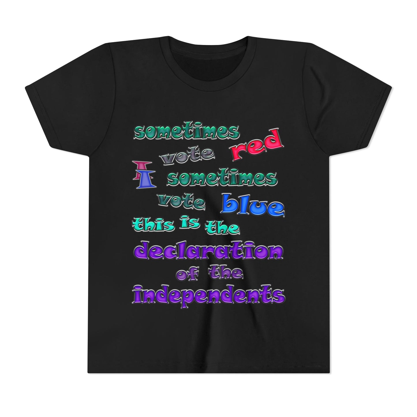 declaration of the independents - Youth Short Sleeve Tee