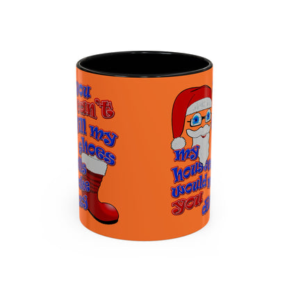 santa's shoes - Accent Mug (crusta)