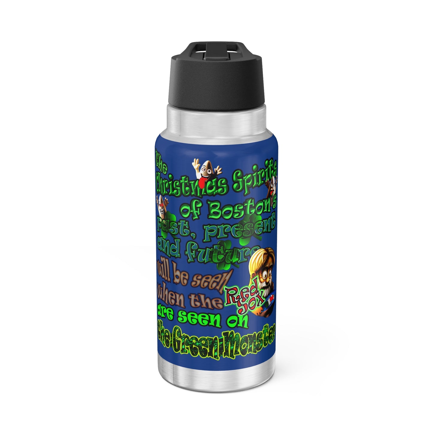 christmas spirits of boston - Gator Tumbler, 32oz (dark blue)