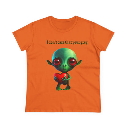 I don't care that your grey - Women's Midweight Cotton Tee