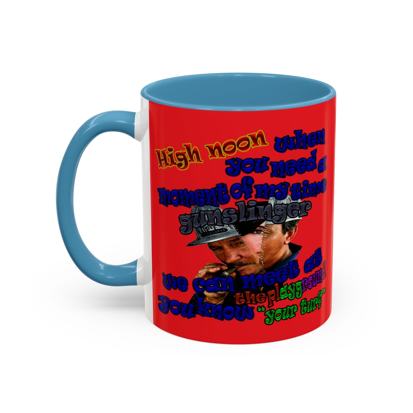 high noon - Accent Mug (red)