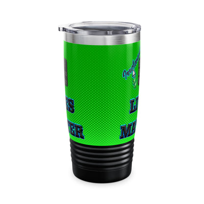 irrelevant - Ringneck Tumbler, 20oz (logo green)