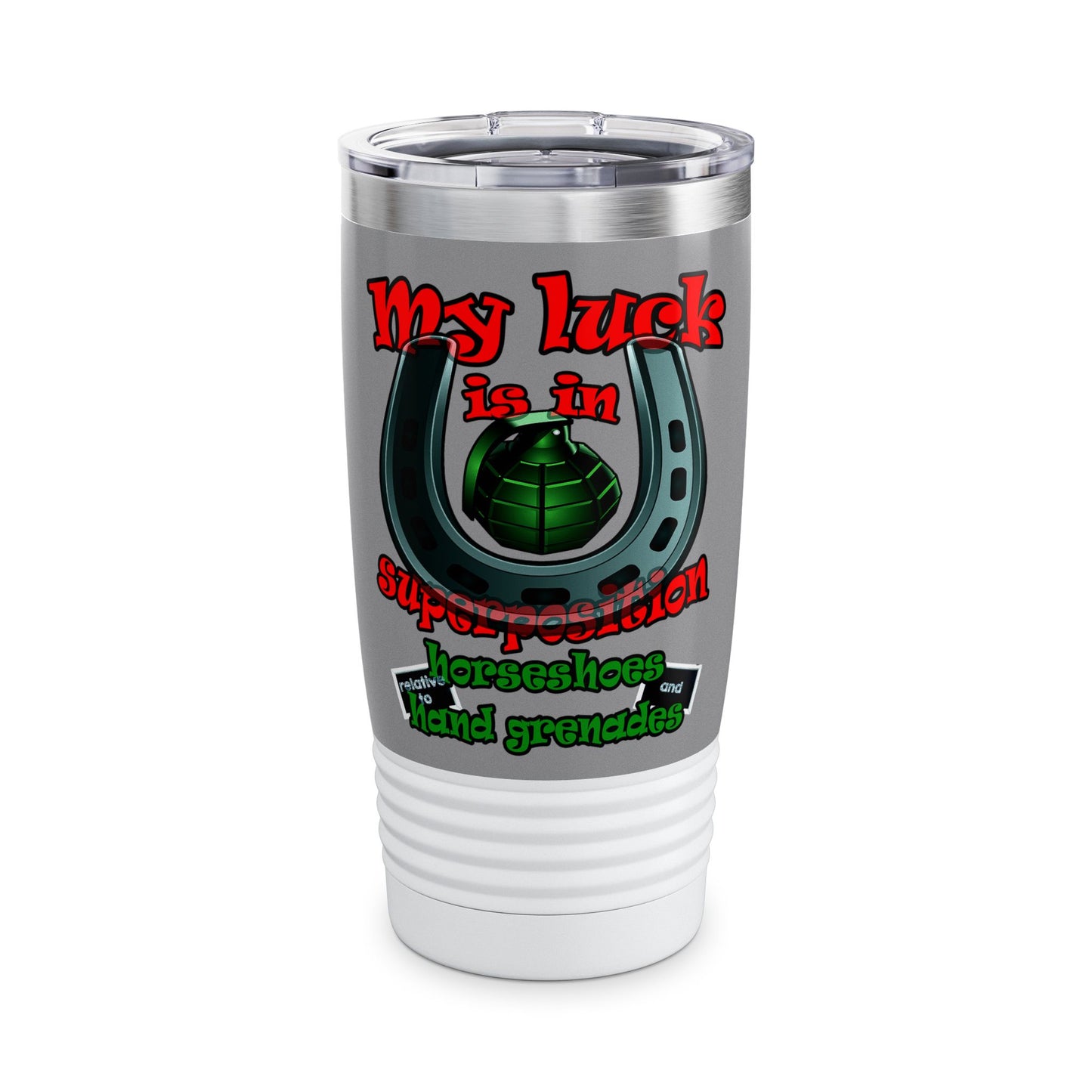 my luck - Ringneck Tumbler, 20oz (grey)
