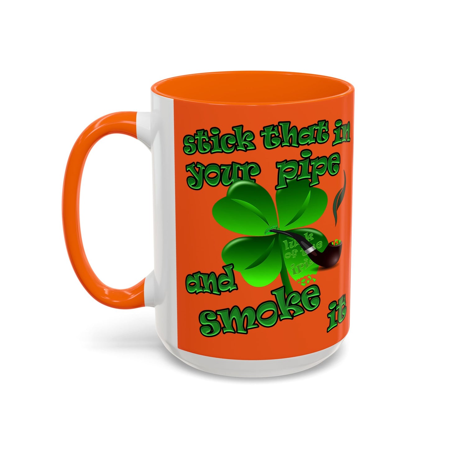 celtics logo - Accent Mug (orange)