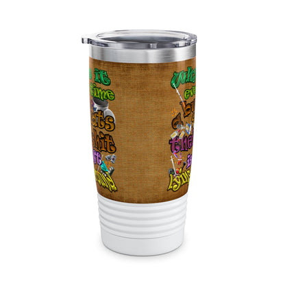 the bum's shit - Ringneck Tumbler, 20oz (brown papyrus)