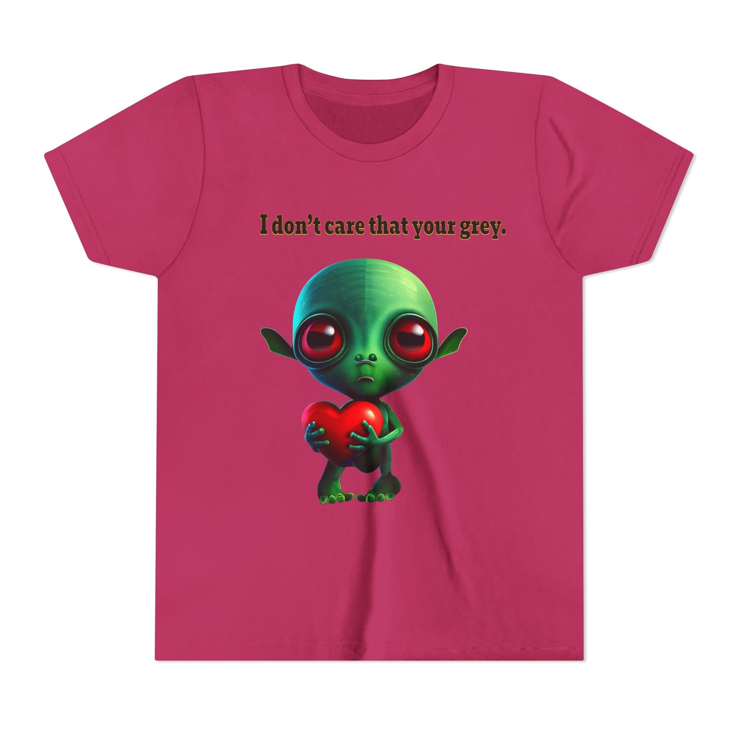 I don't care that your grey - Youth Short Sleeve Tee