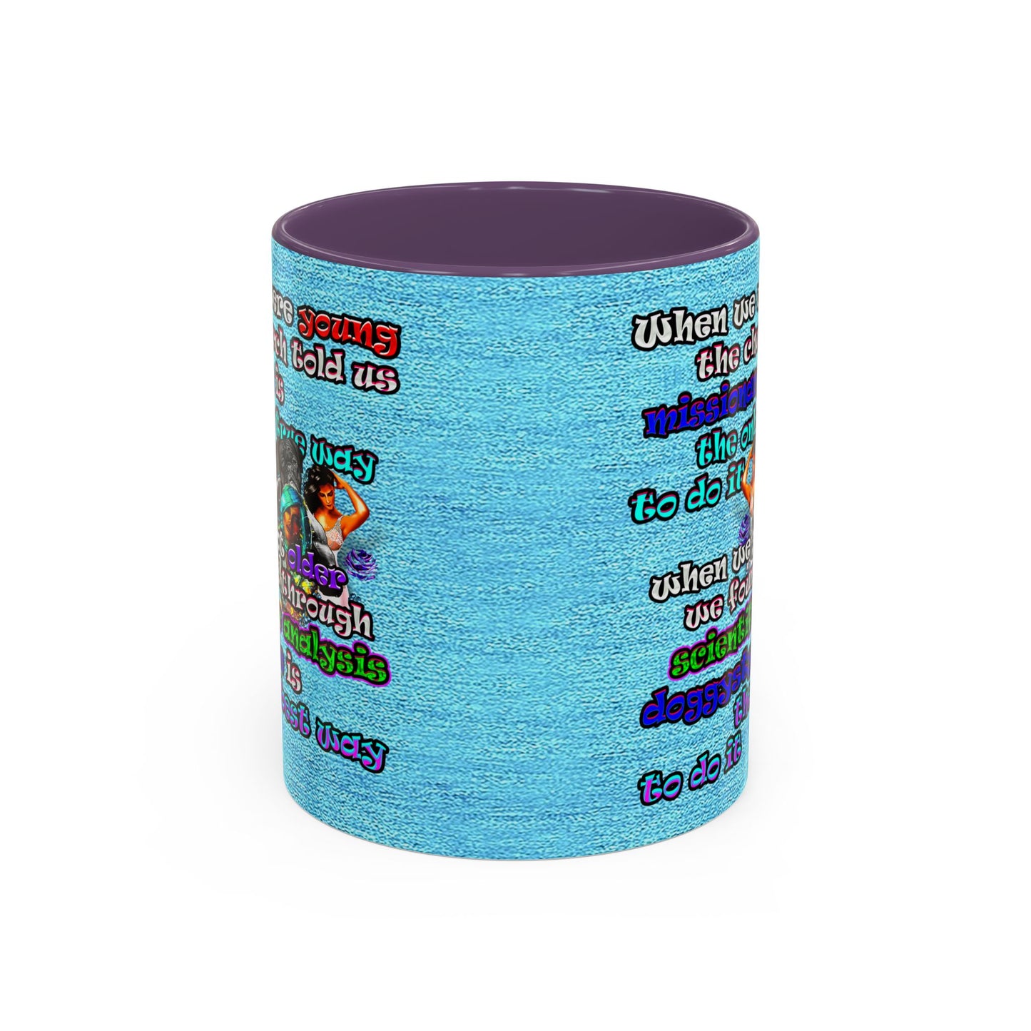 doggystyle - Accent Mug (faded blue)