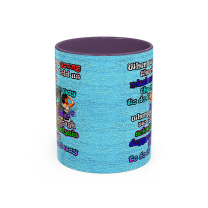 doggystyle - Accent Mug (faded blue)