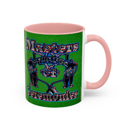 em cee squared - Accent Mug (green turf)