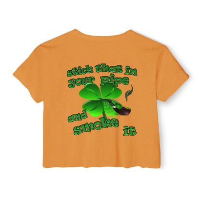 celtics logo - Women's Festival Crop Top
