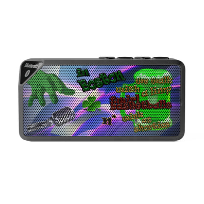 celtics logo - Jabba Bluetooth Speaker (grey-pink wave)