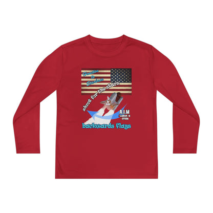 shoot for the stars - Youth Long Sleeve Competitor Tee