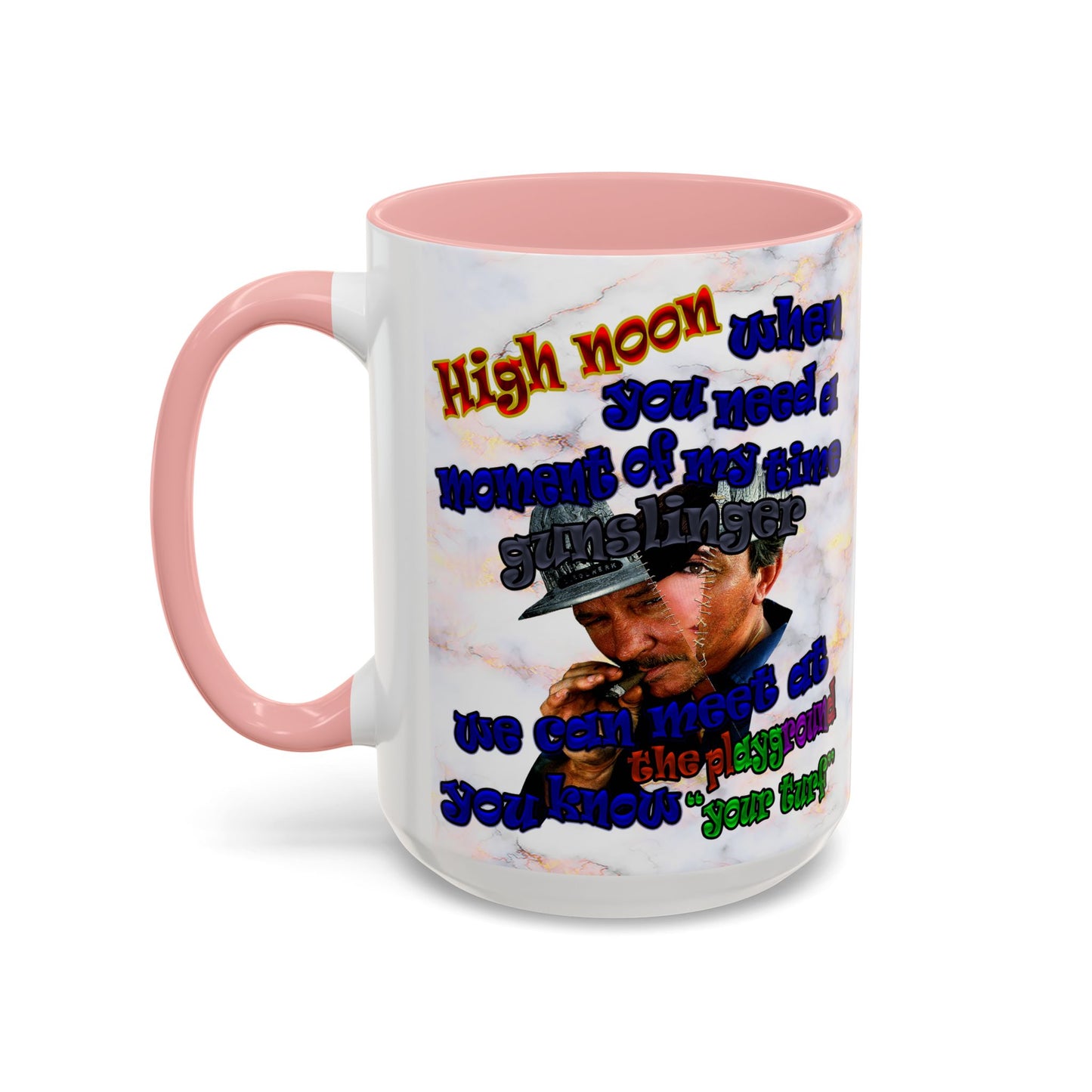 high noon - Accent Mug (white marble)