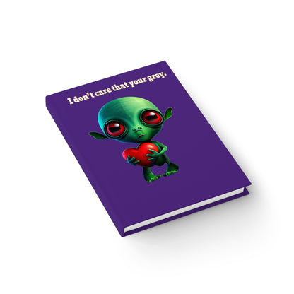 I don't care that your grey - journal-blank (purple)