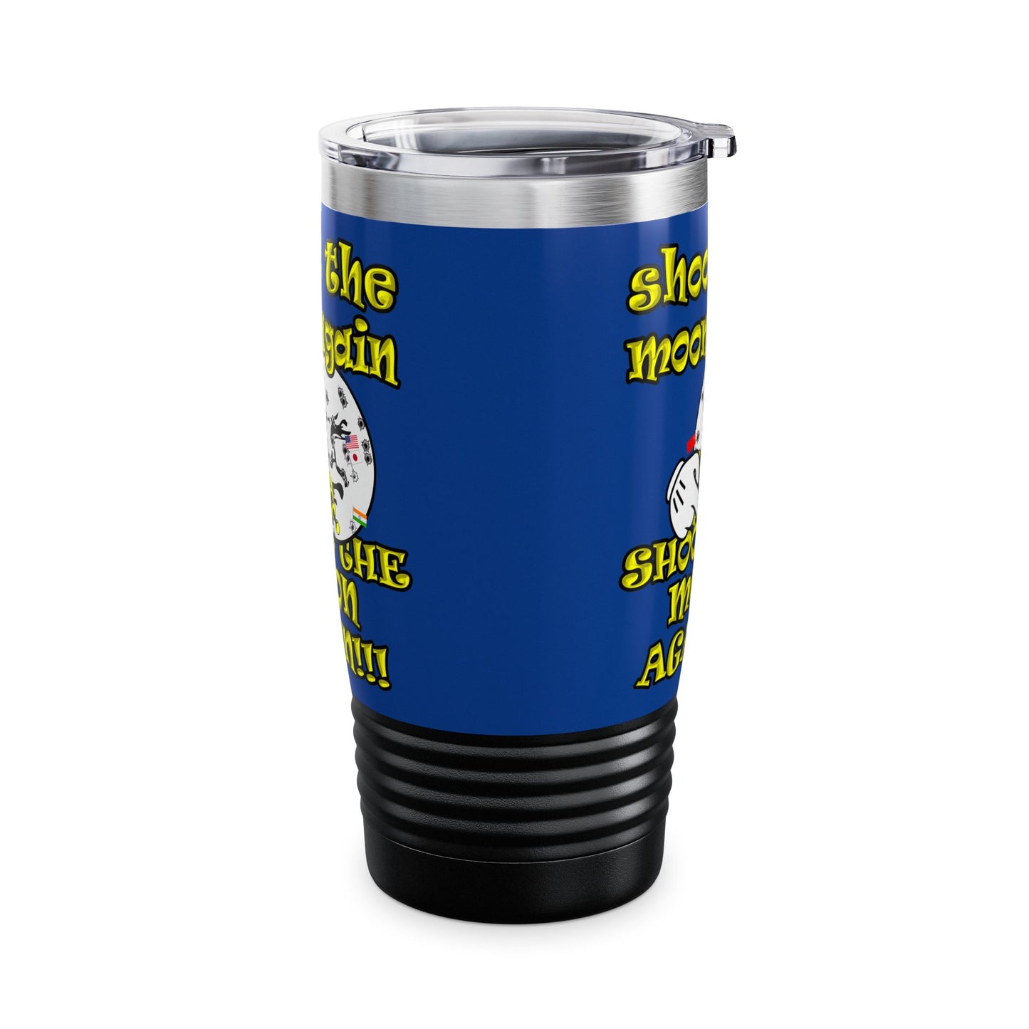 shoot the moon again - Ringneck Tumbler, 20oz (dark blue)